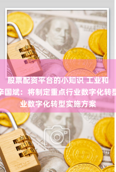 股票配资平台的小知识 工业和信息化部辛国斌：将制定重点行业数字化转型实施方案